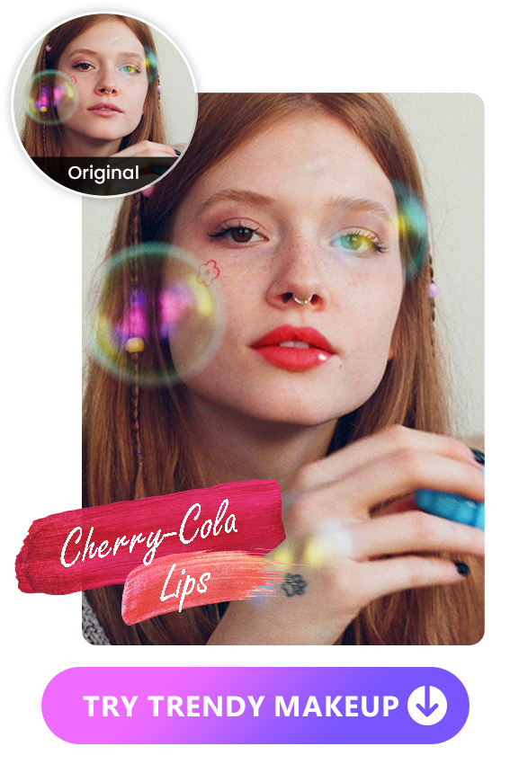 Try Cherry-Cola Lips with Vivid Glam